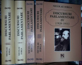 Nicolae Iorga-Discursuri parlamentare-4 vol.