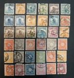 CHINA,JAPONIA-lot 1 clasic, fiscale---stampilate-