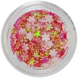 Flori 3D - decoraţiuni roşii, INGINAILS