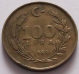 Turcia , 100 Lira 1989