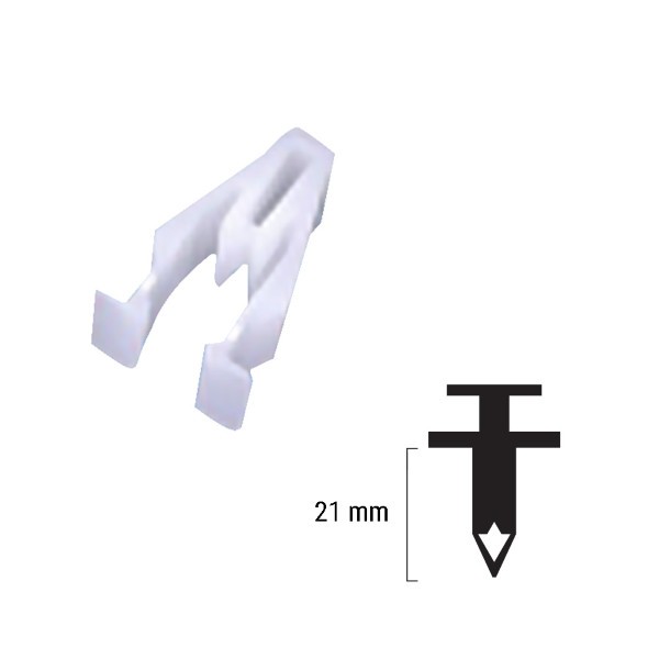 Nit plastic, Honda 90666SDAA01, RMS, 1 bucata Cod Produs: MX_NEW 121832012RM