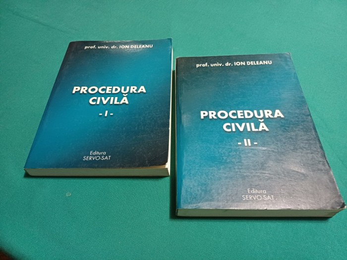 PROCEDURA CIVILĂ *2 VOL. / ION DELEANU / 1998 *20