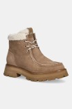 MICHAEL Michael Kors bocanci din piele &icirc;ntoarsă Cade culoarea bej, cu toc plat, izolare ușoară, 40F5CAFE5S.297