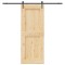 vidaXL Ușă glisantă cu set feronerie, 90x210 cm, lemn masiv de pin 3332745