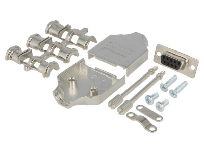Conector D-Sub 9-Pin mamă, lipire foto