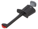Clips de măsurare cu c&acirc;rlig 20A neagră 1kV - Clips de măsurare cu c&acirc;rlig neagră