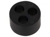 Insert Presetupă 8mm M32 IP68 Cauciuc NBR 3 Orificii