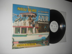 Nelu Vlad ?i Forma?ia Azur: Cintece De Petrecere (1991)Eurostar, vinil RAR, NM foto