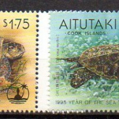 AITUTAKI 1995, Fauna, serie neuzata, MNH