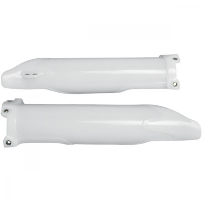 Aparatori telescoape fata Kawasaki KXF250/09-18 = KXF450/09-15, albe Cod Produs: MX_NEW 04120167PE foto