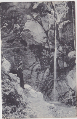 CP SIBIU Hermannstadt Carpatii Transilvaniei cascada Bucegi ND(1917) foto