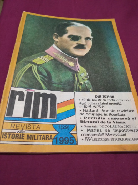 REVISTA DE ISTORIE MILITAEA RIM 1 /1995