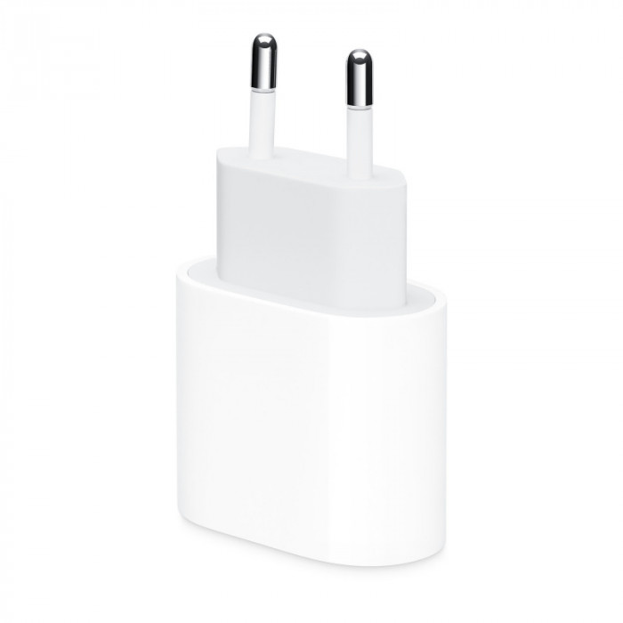 Incarcator Retea USB Apple iPhone 11 / 11 Pro / 11 Pro Max, 1 X USB Tip-C, 20W, Alb MHJE3ZM