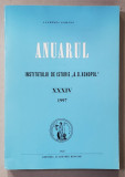 ANUARUL INSTITUTULUI DE ISTORIE &#039; A.D. XENOPOL &#039; , VOLUMUL XXXIV , 1997