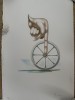Jules Perahim L&#039;Alphabet cromolitografie numerotata si semnata de autor