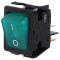 Comutator Bascule ON-OFF 16A 250V Verde Neon
