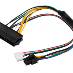 Cablu adaptor sursa alimentare de la ATX 24 pini la 2X 6 pini, Active, 30 CM, compatibil HP Z220, Z230