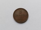 Austria -1 kreuzer 1851A Stare buna, Europa