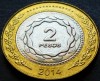 Moneda bimetal 2 PESOS - ARGENTINA, anul 2014 * cod 178, America Centrala si de Sud