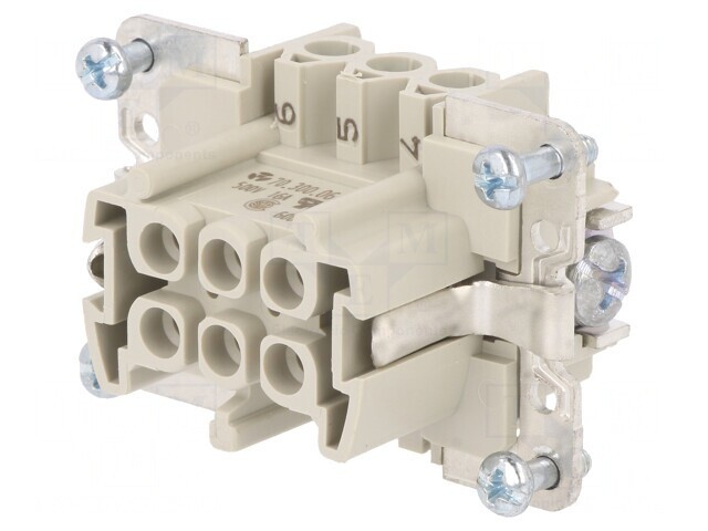 Conector HDC Mamă 6 Pin 6 Contacte