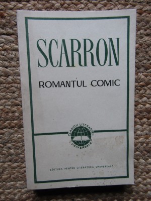 Romantul comic - Scarron, 1967, 380 pag, stare foarte buna foto