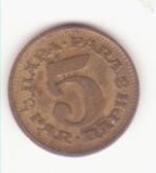 Iugoslavia 5 para 1965 - KM# 43, Sch&ouml;n# 39