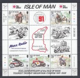 Marea Britanie/MAN 1991 - Sport - MOTOCICLISM - Bloc - MNH