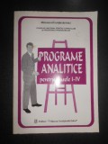 Emil Pop - Programe analitice pentru clasele I-IV