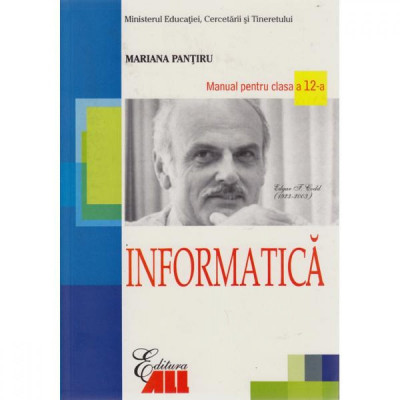 Informatica - Clasa 12 -Manual - Mariana Pantiru foto