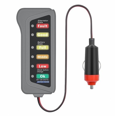 Tester Baterie si Alternator Auto Techstar&amp;reg; , Conectare la priza auto, 12V, Usor de utilizat foto