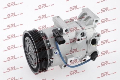Compresor AC nou Hyundai Elantra, I30 16; Kia Cee&amp;amp;#39; d, Forte, Soul, motor: 1.6, tip Halla: VS14E, Diam. fulie (mm) 124, SRLine, 977A5501; 977A5502 foto