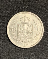 Moneda 50 lei 1938 Romania