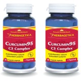 Pachet Curcumin 95 C3 Complex 30cps+30cps (50% reducere la al doilea produs)