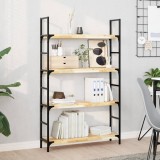 VidaXL Rafturi suspendate 3 buc. 80x20x4 cm lemn masiv acacia netratat