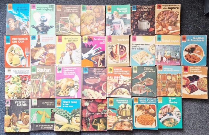 Lot 30 carti CALEIDOSCOP Dulciuri de casa, Aluaturi, Torturi Dordea, Preparate