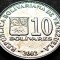 Moneda 10 BOLIVARES - VENEZUELA, anul 2002 *cod 651 A = UNC