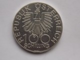 100 SCHILLING 1979 AUSTRIA-COMEMORATIVA-argint