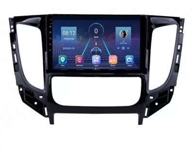 Navigatie Auto Multimedia cu GPS Mitsubishi L200 (2014 - 2020), Android, Display 9 inch, 2GB RAM +32 GB ROM, Internet, 4G, Aplicatii, Waze, Wi-Fi, USB foto
