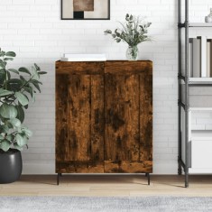 vidaXL Servantă, stejar fumuriu, 69,5x34x90 cm, lemn compozit 830217
