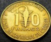 Moneda exotica 10 FRANCI - AFRICA de VEST, anul 1978 *cod 2174 = excelenta