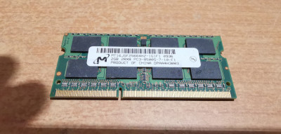 Ram Laptop Micron 2GB DDR3 PC3-8500S MT16JSF25664HZ-1g1F1 foto