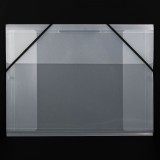 Mapă Plastic A3, Transparentă, Cu Elastic, Oem