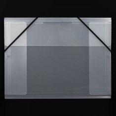 Mapă Plastic A3, Transparentă, Cu Elastic