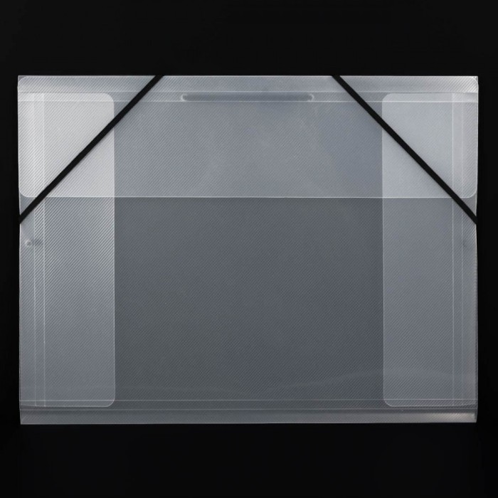 Mapă Plastic A3, Transparentă, Cu Elastic