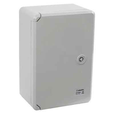 Cutie distributie IP65 din ABS gri, usa mata, placa metalica, 200x300x130 mm PP3001 foto
