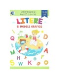 Litere si modele grafice. Coloreaza si invata a scrie, 4-6 ani - Sveta Albu