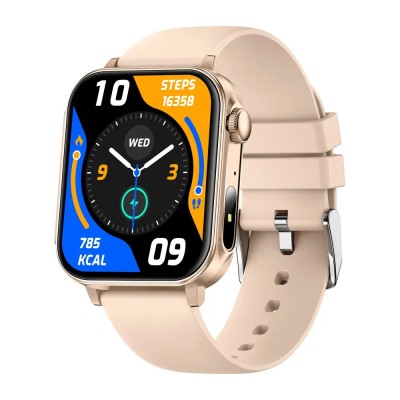 COLMI P80 Gold , Smartwatch 1.83, HD, Bluetooth 5.3, Monitorizare Puls, Somn Sport, IP67 Waterproof, Android iOS foto