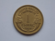 1 FRANC 1939 FRANTA-xf foto