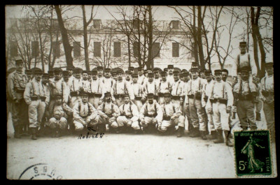 P.248 CP FOTOGRAFIE FRANTA MILITARI 1911 foto