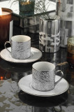 Set de cafea Kutahya Porselen, RU04KT540P11430, 4 piese, portelan